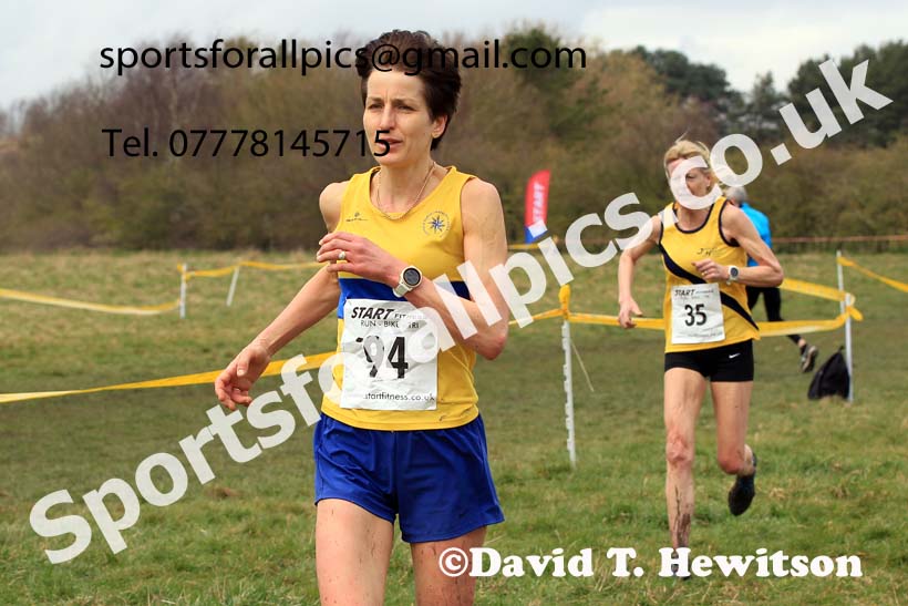 Womens and Mens 65+ in the 2023 BMAF Cross Country Champs., Wallsend. Photo: David T. Hewitson/Sports for All Pics